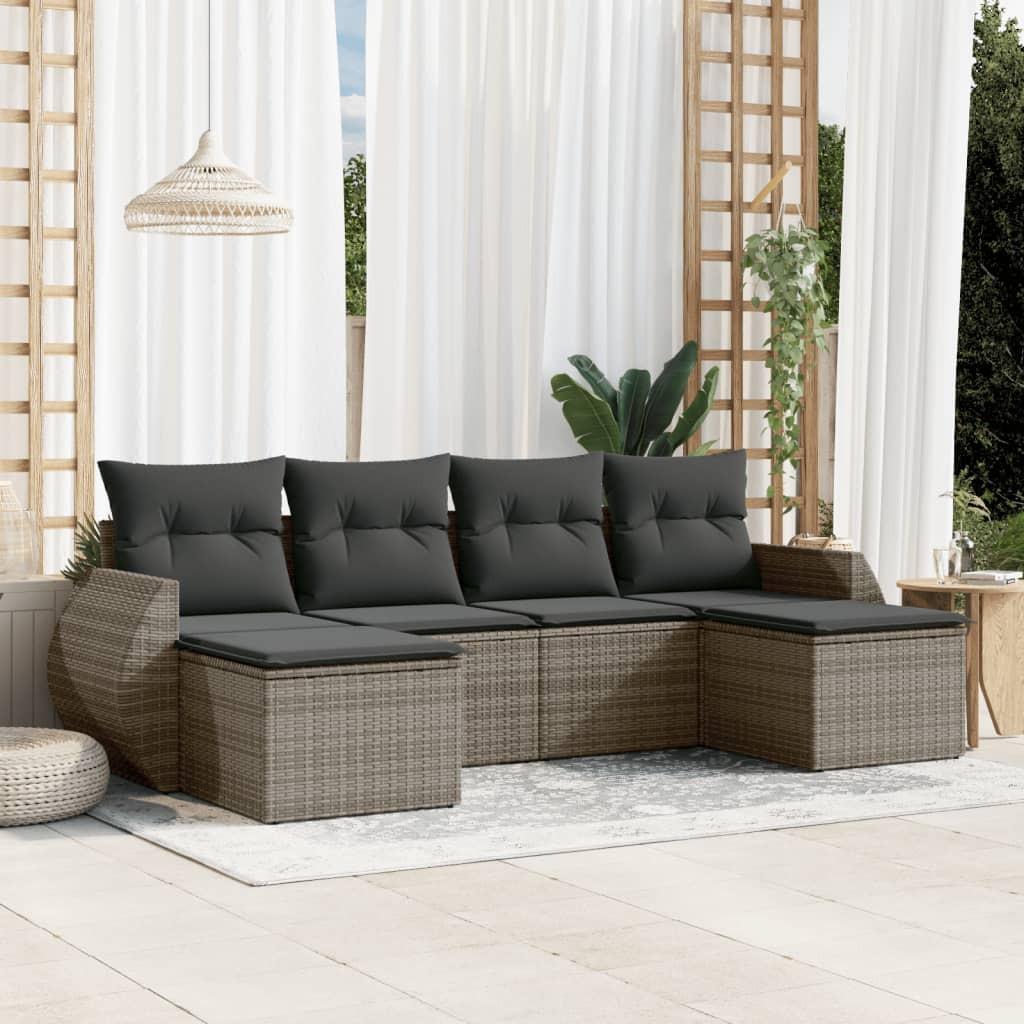 VidaXL Garten sofagarnitur poly-rattan  