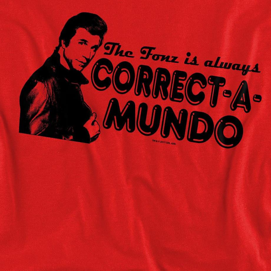 Happy Days A Mundo Bedrucktes Regular Fit Sweatshirt  