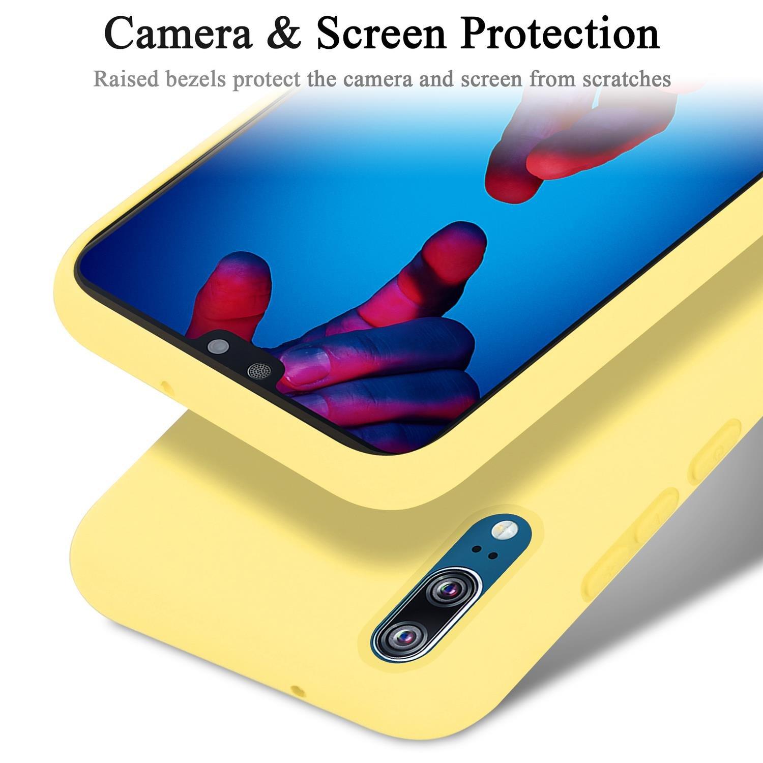 Cadorabo  Housse compatible avec Huawei P20 - Coque de protection en silicone TPU flexible 