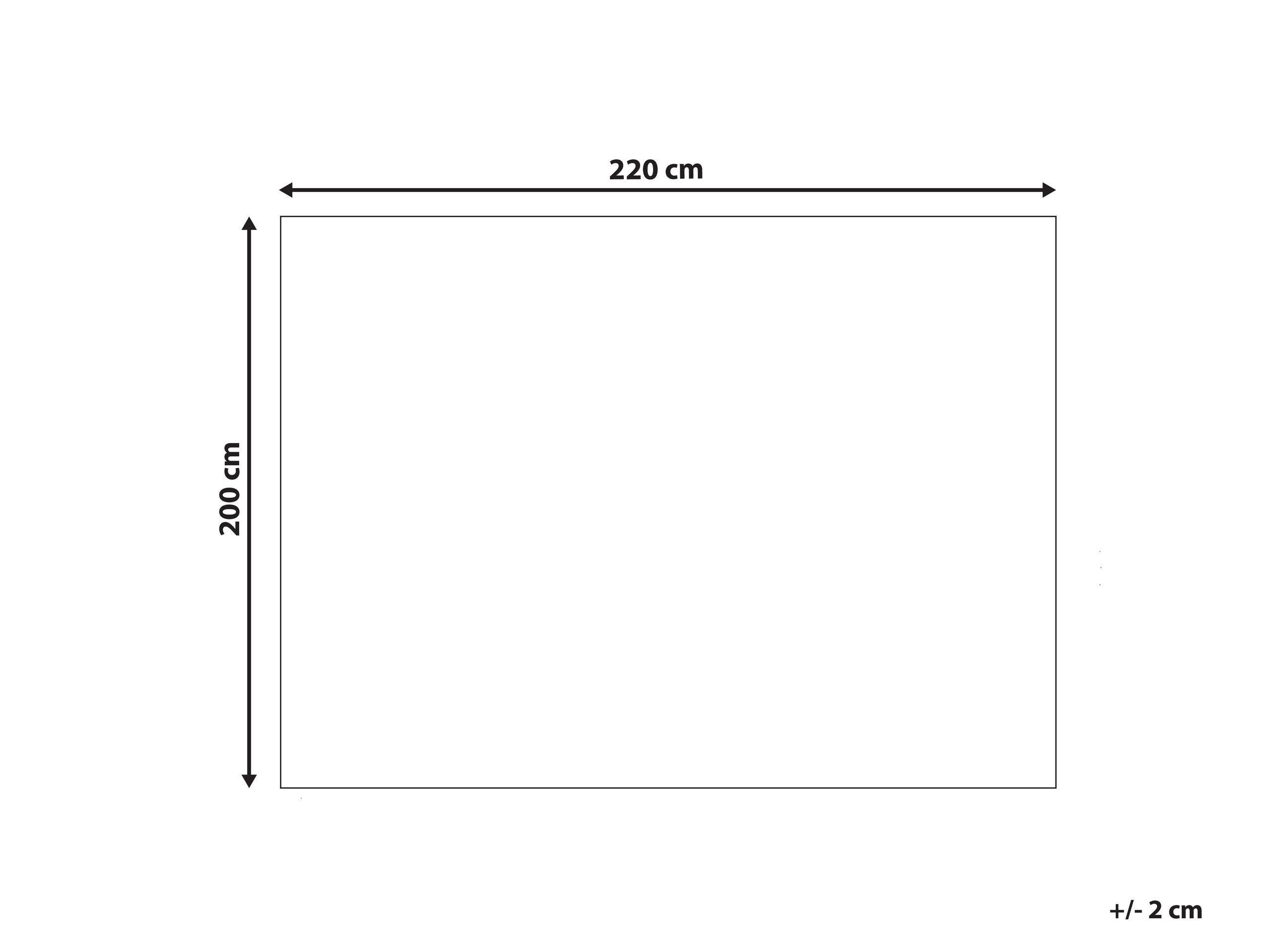 Beliani Bakira Couverture Classique en Fourrure Synthétique  