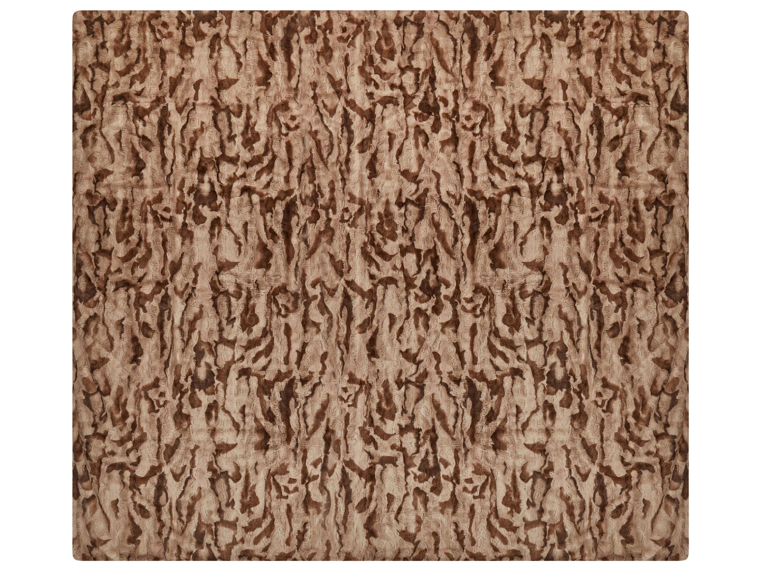 Beliani Bakira Couverture Classique en Fourrure Synthétique  