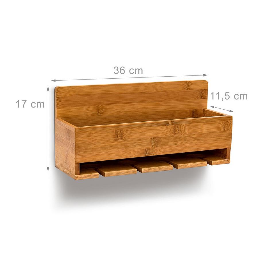 B2X Casier à vin avec porte-verres  