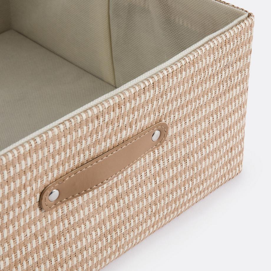 La Redoute Intérieurs Würfelförmiger Korb aus geflochtenem Papier  