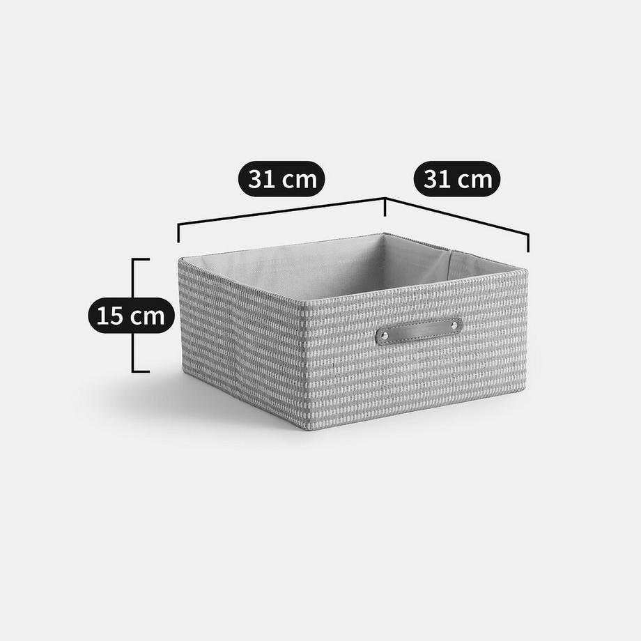 La Redoute Intérieurs Würfelförmiger Korb aus geflochtenem Papier  