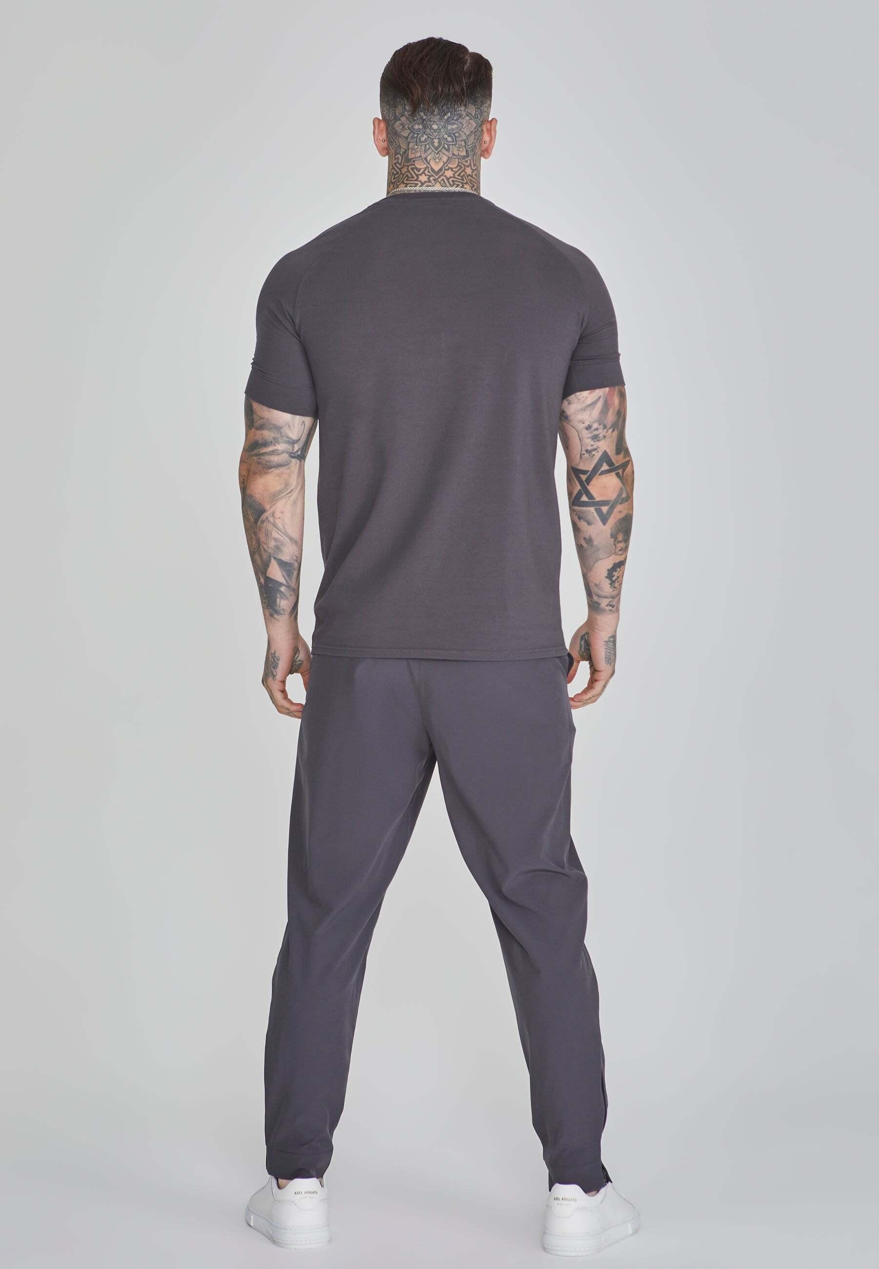 Sik Silk  T-shirt Smart T-Shirt in Dark Grey 