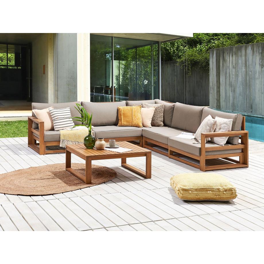 Beliani Lounge Set aus FSC® zertifiziertes Akazienholz  TIMOR  