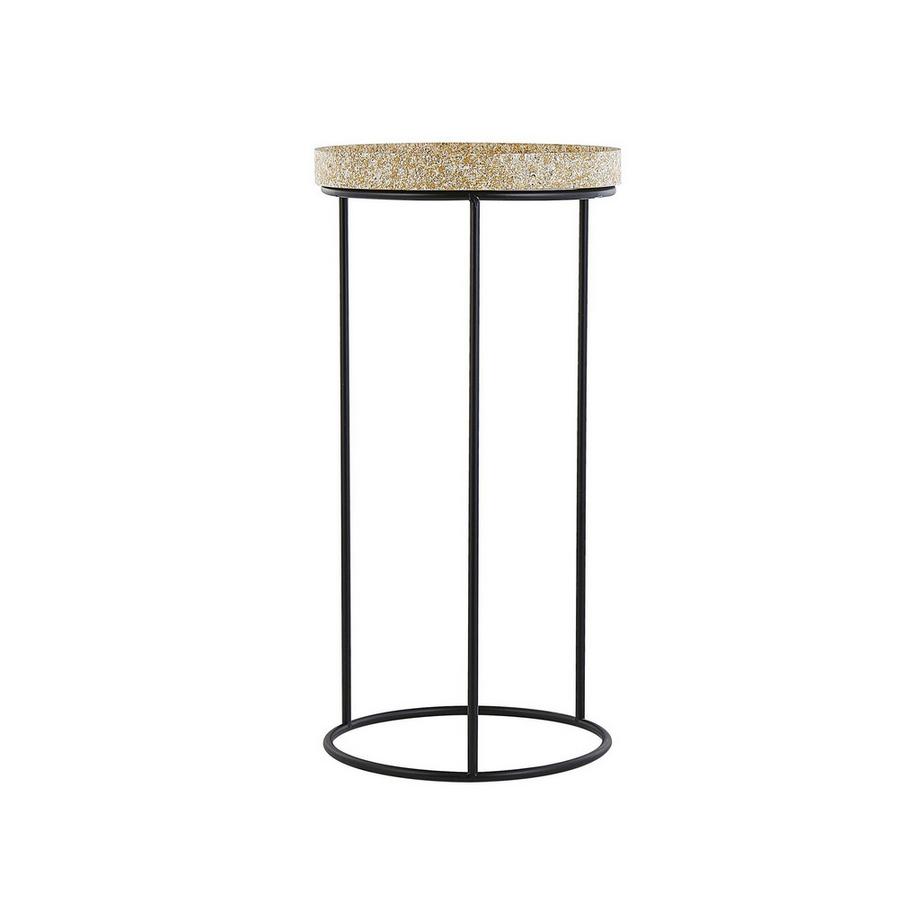 Beliani Set di 3 tavolini en Ferro Moderno TEXON  