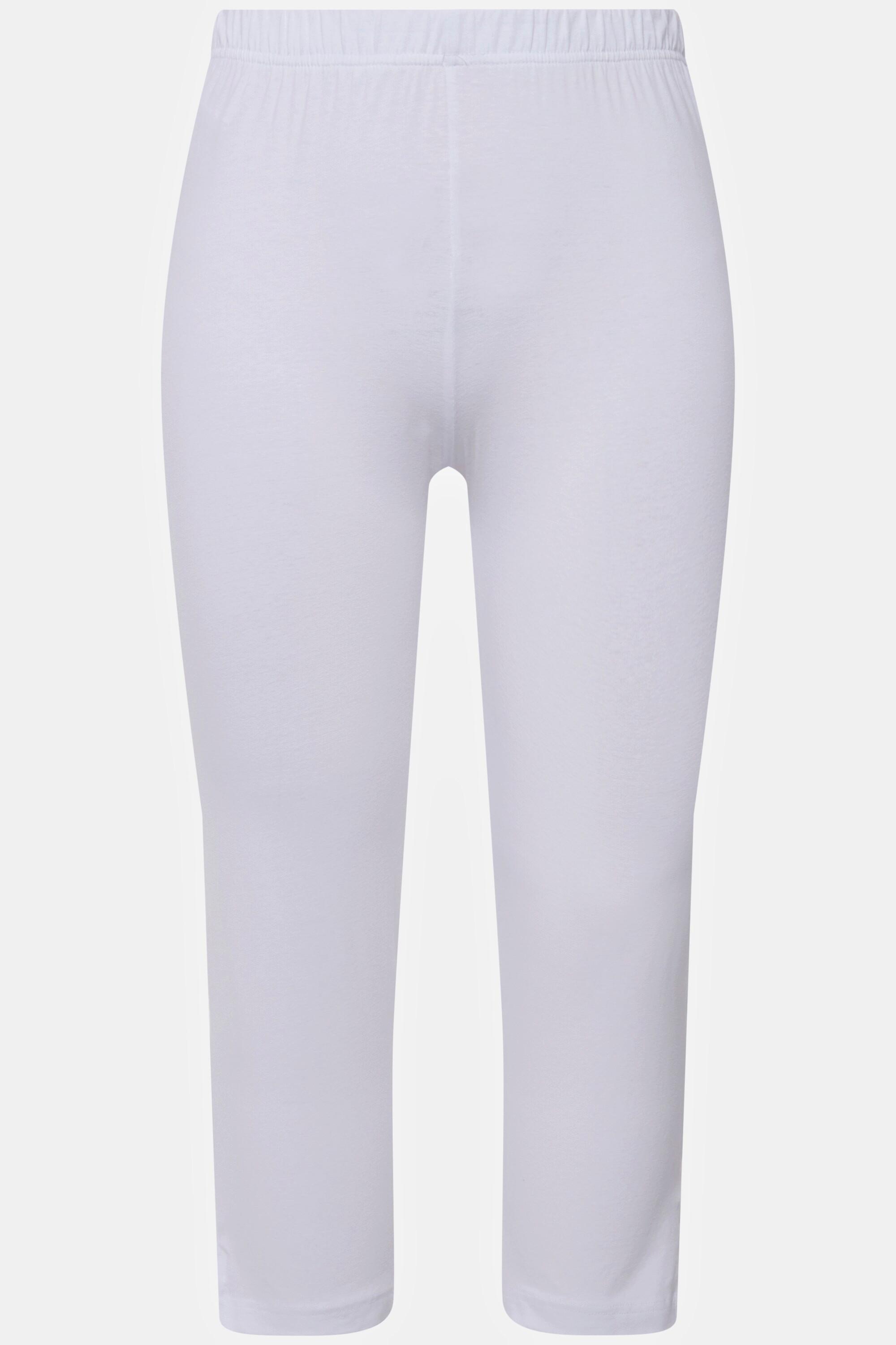 Ulla Popken  Pantaloni Capri a 7/8 con cintura elastica, fino alla tg. 72/74 