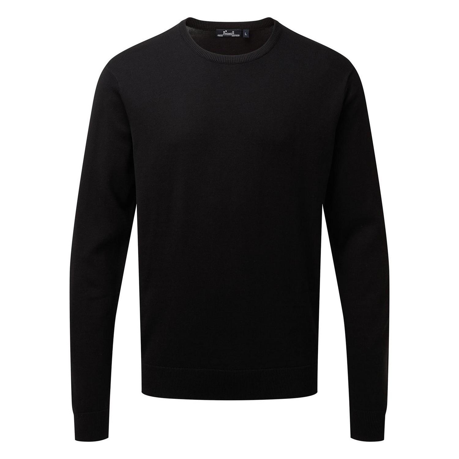 Image of Sweatshirt Rundhalsausschnitt Herren Schwarz S