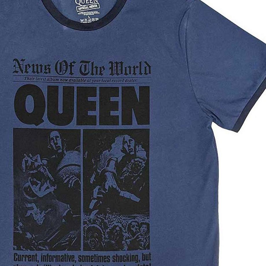 Queen News Of The World 40th Front Page T-Shirt  