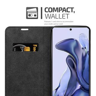 Cadorabo  Hülle für Xiaomi 11T  11T PRO Magnetverschluss, Kartenfach 