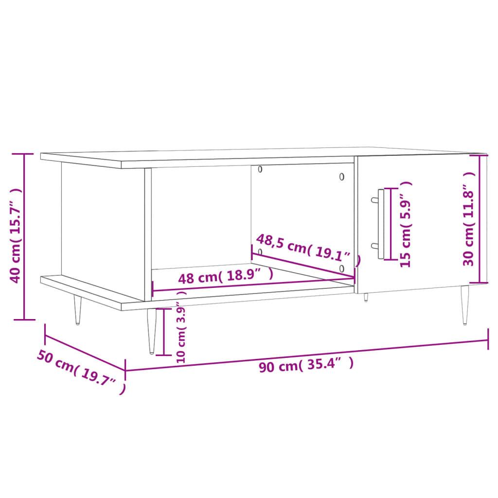 VidaXL Couchtisch holzwerkstoff  