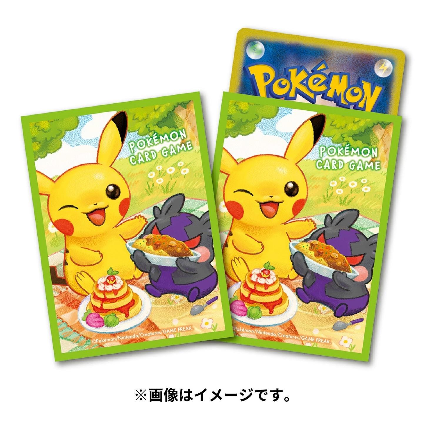 Image of Pokemon Center Deck Sleeves Shield Pikachu & Morpeko