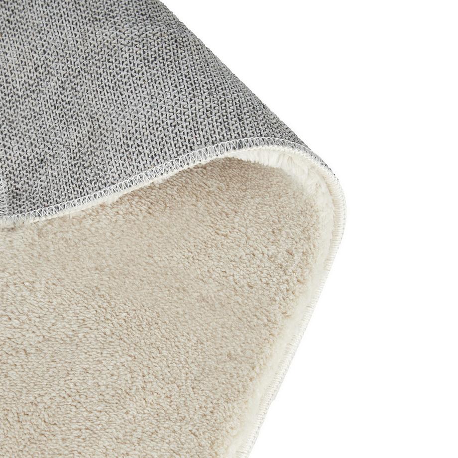 Tectake Kurzflorteppich Soft Zone verschiedene Größen und Farben flauschige Oberfläche, 1630 g/m² Florgewicht  