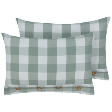 Lot de 2 coussins en Polyester Rustique TAMNINE