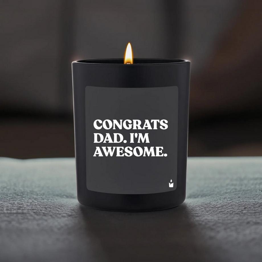 CandleHand Duftkerze Flowery Congrats Dad. I'm awesome.  