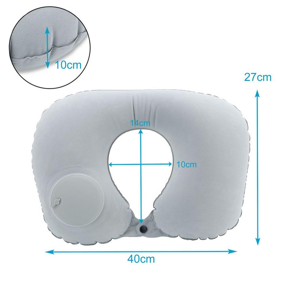Intirilife  Aufblasbares Nackenkissen 