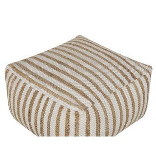 Beliani Pouf en Jute Boho ALMATTI  