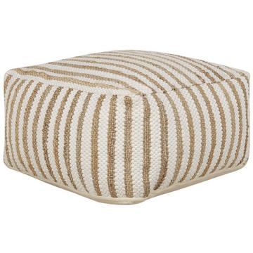 Pouf en Iuta Boho ALMATTI