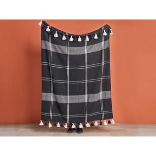 Beliani Boho KULAC Couverture en Coton  