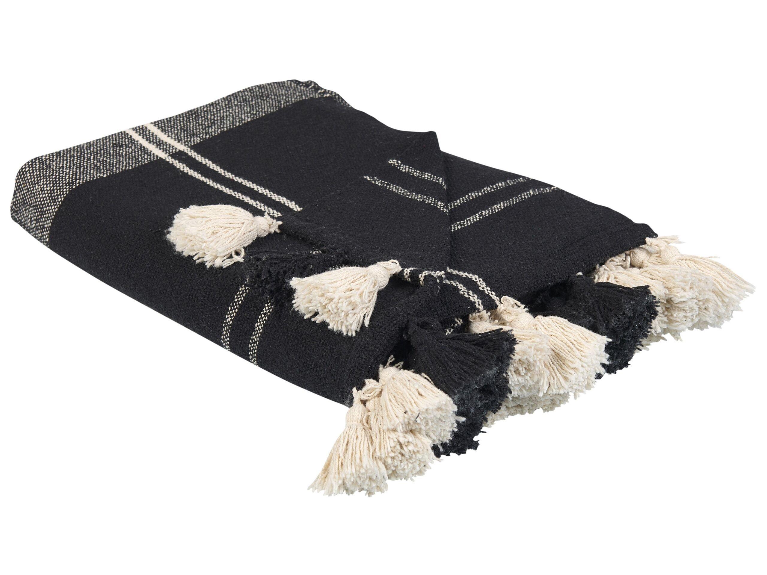 Beliani Coperta en Cotone Boho KULAC  