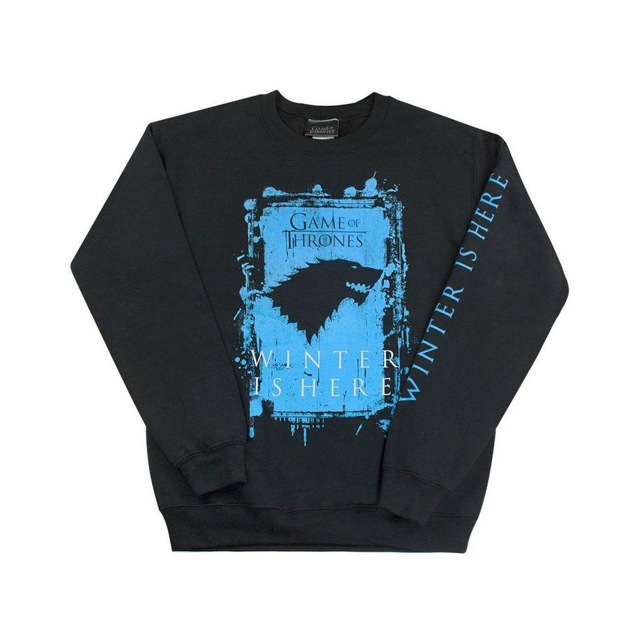 Game of Thrones Game of Thrones Stark Logo Regular Fit Sweatshirt  