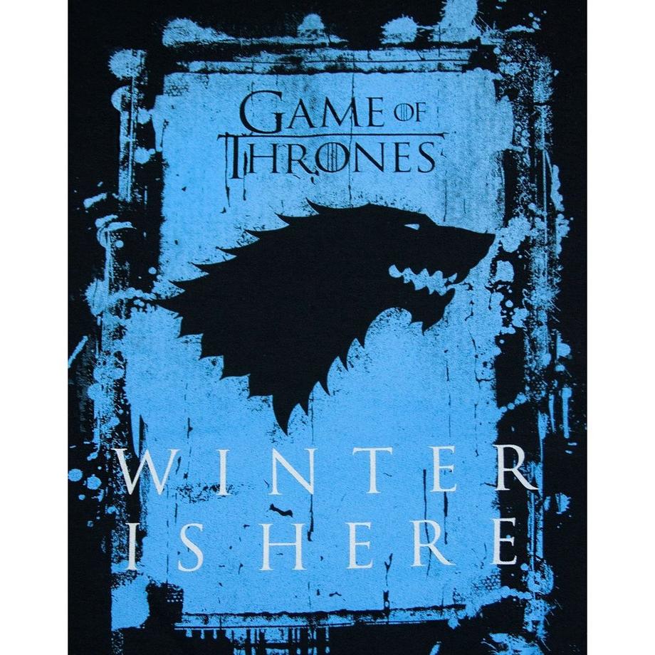 Game of Thrones Game of Thrones Stark Logo Regular Fit Sweatshirt  