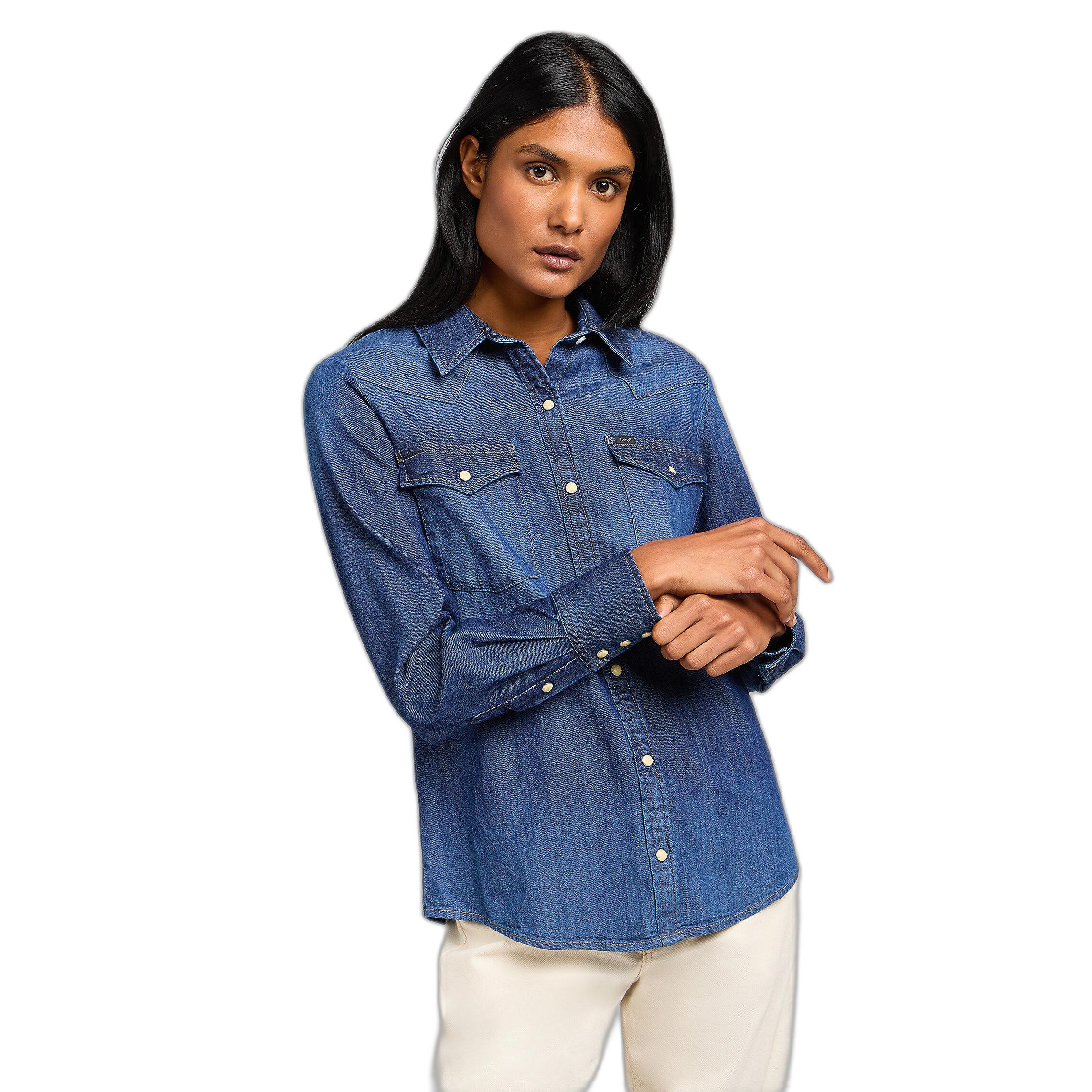 Lee  chemise en jean ee reguar western 