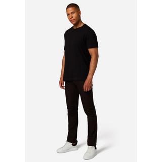 RICANO  Pantalon en cuir pour hommes RT-101 en style 5 poches et en cuir nubuck de buffle robuste - Coupe droite 