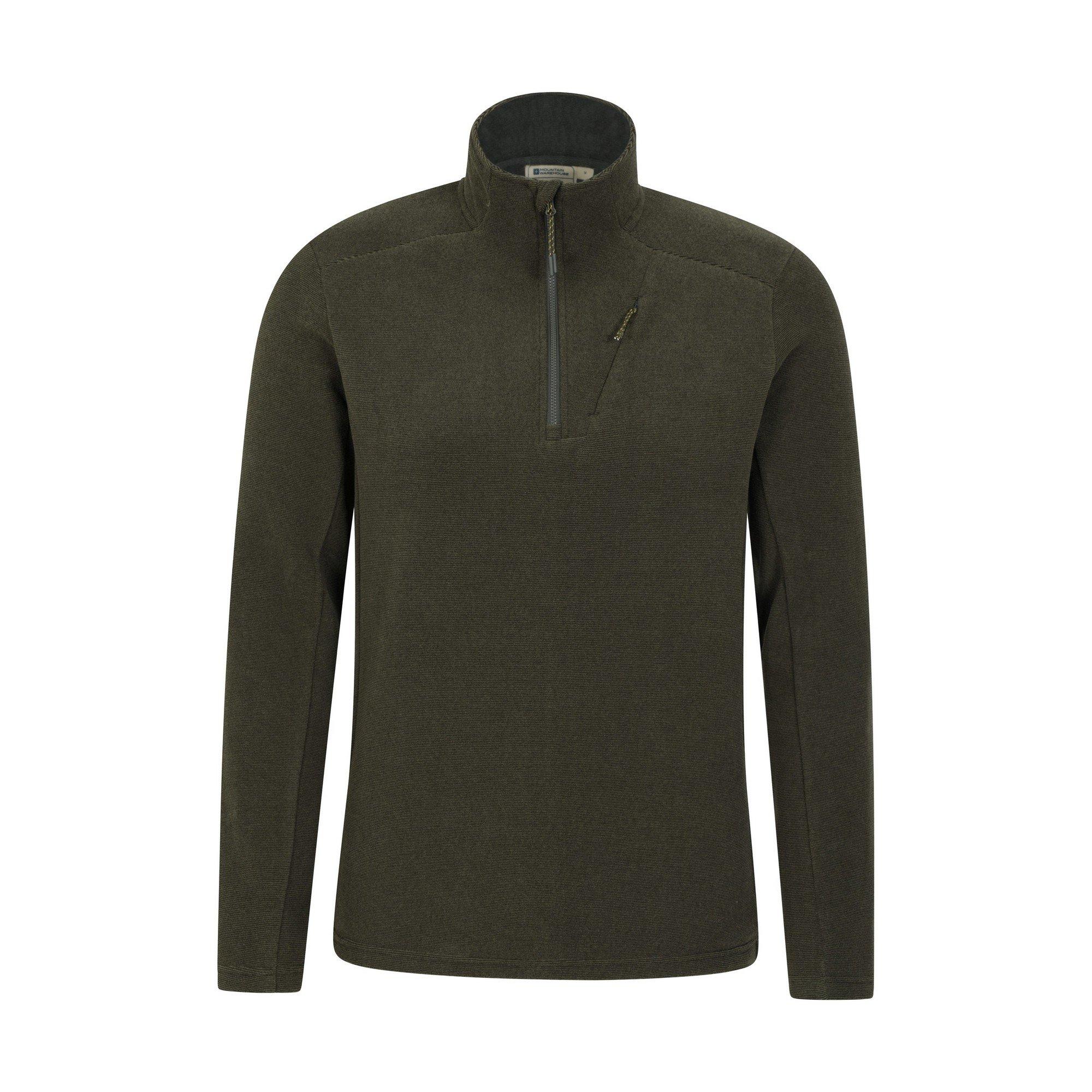 Image of Ridge Fleeceoberteil Mit Halbem Reißverschluss Herren Khaki XXL