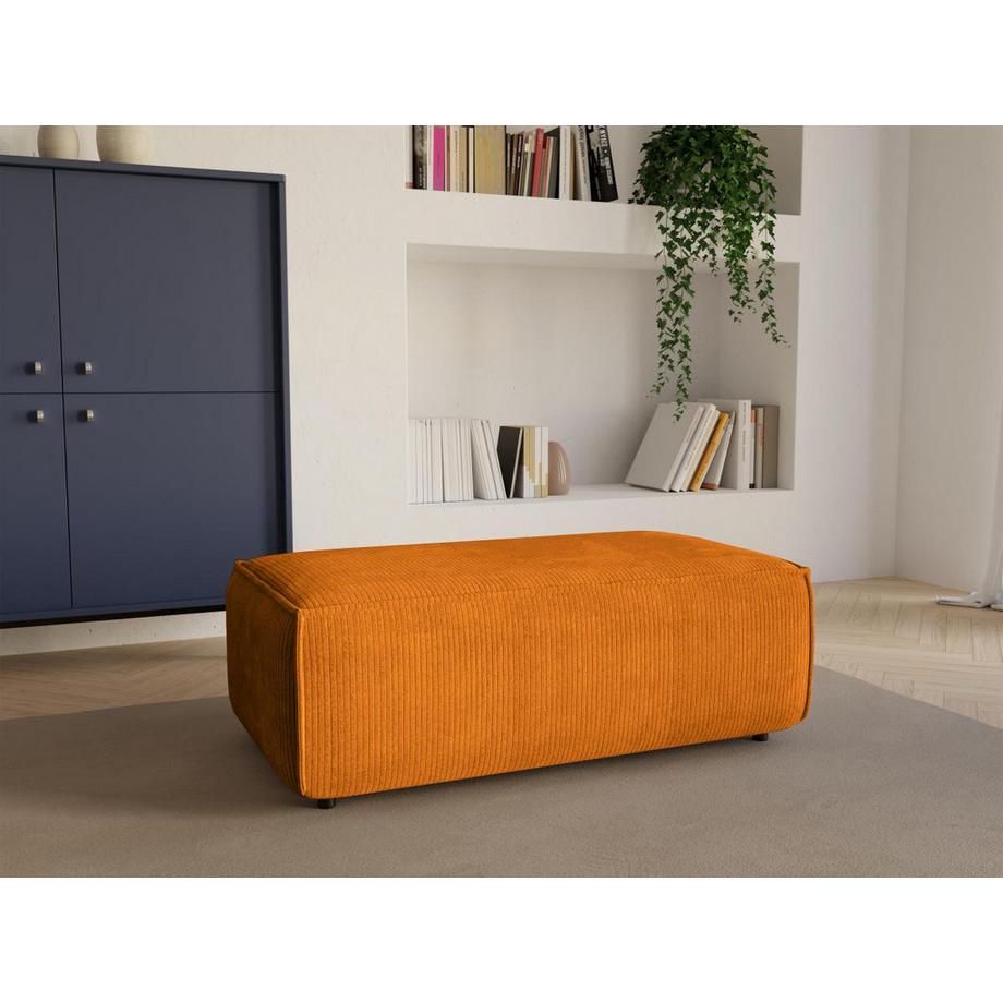 Vente-unique Hocker - Cord - Hellorange - AMELIA  