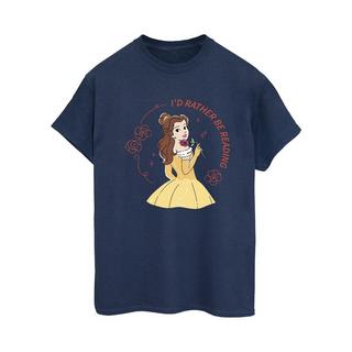 Disney  Tshirt BEAUTY AND THE BEAST I'D RATHER BE READING 