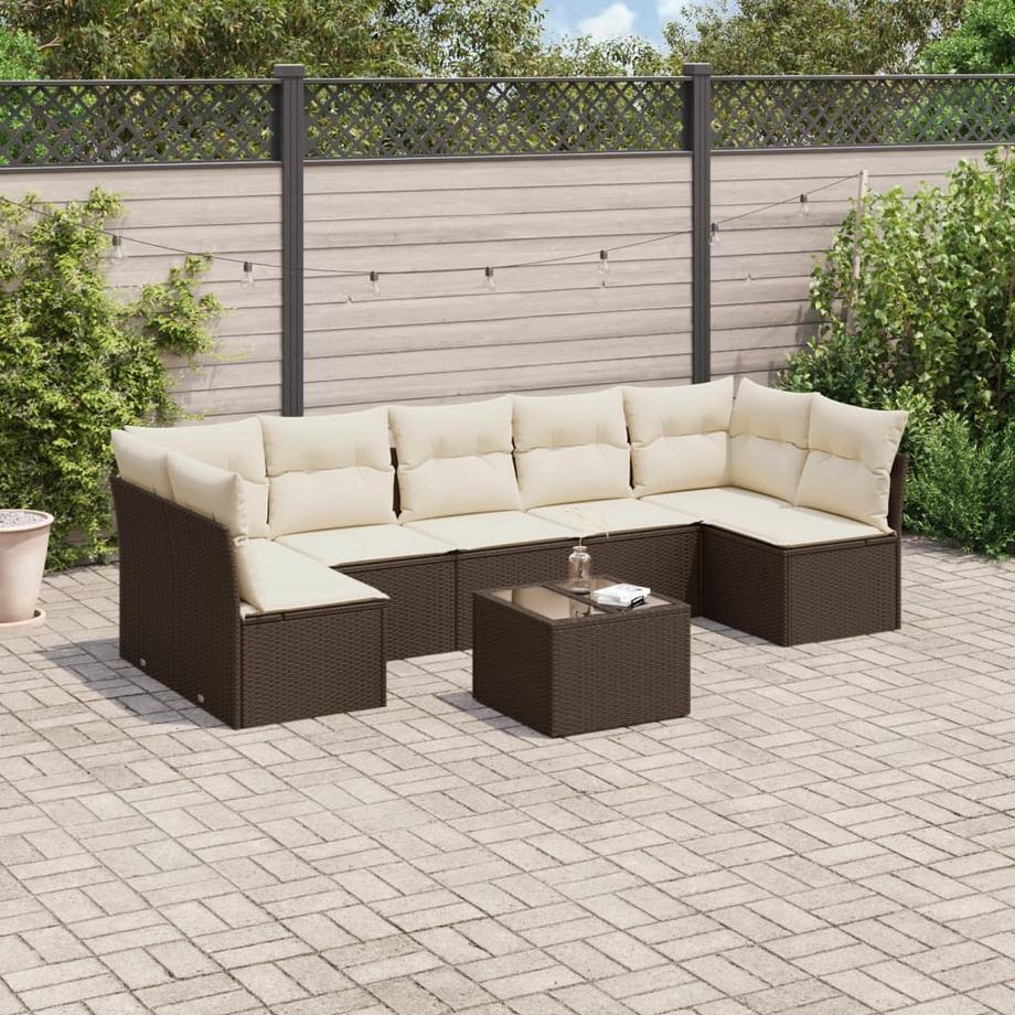 VidaXL Garten sofagarnitur poly-rattan  