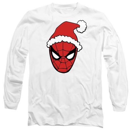 Spider-Man Weihnachts-Nikolausmütze Langarm-T-Shirt  