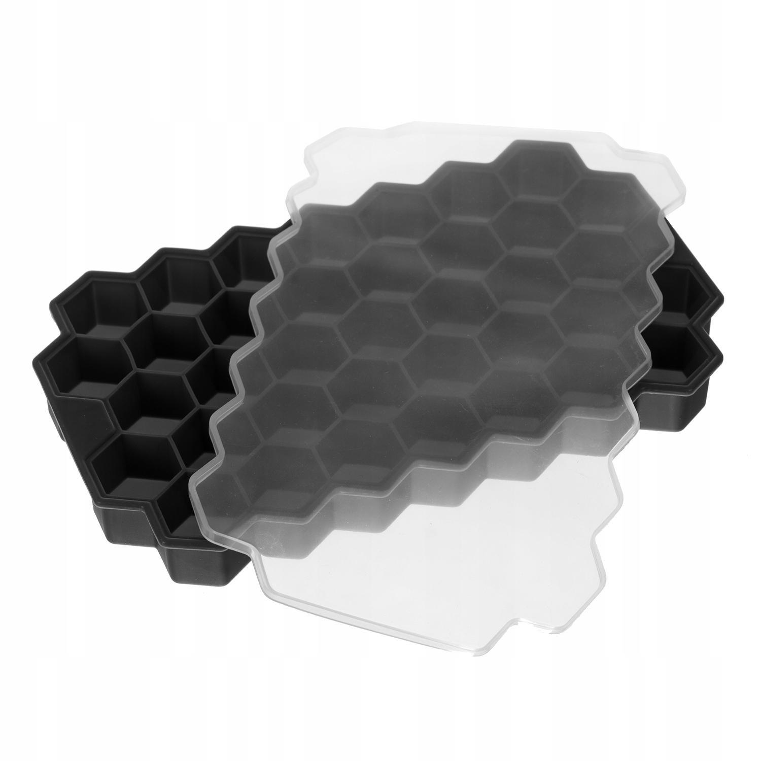Ruhhy Forma per cubetti di ghiaccio in silicone - 37 pezzi  