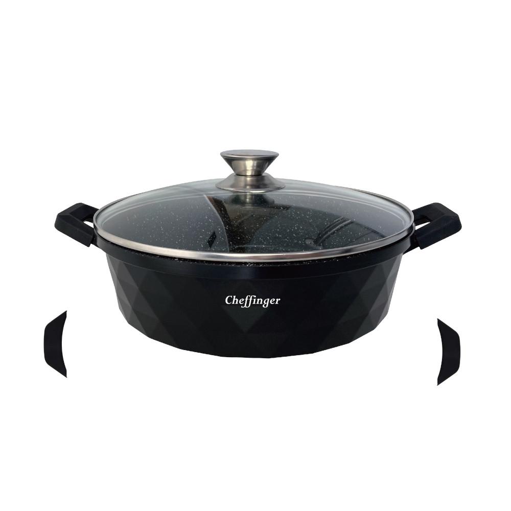 Cheffinger  Servierpfanne 28cm - Aluminium 