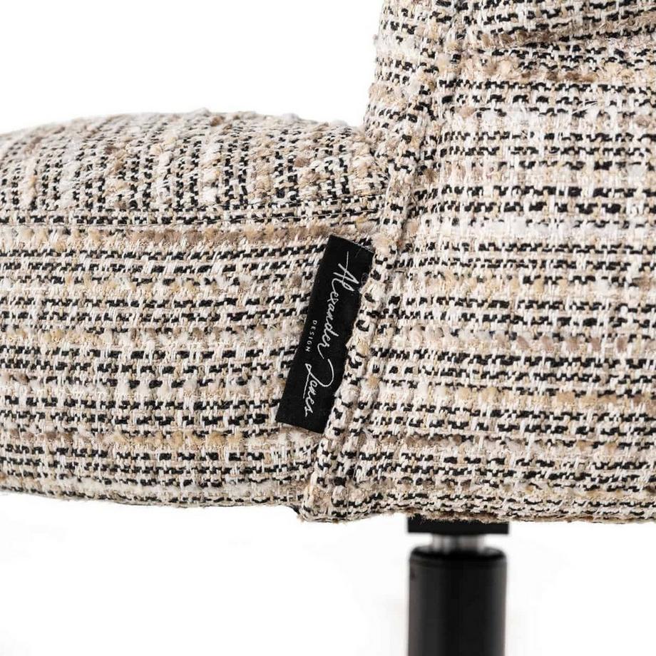 mutoni Chaise pivotante Chadwick beige coco  