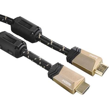 Premium HDMI-Kabel mit Ethernet mit Ferritkernen, 0.75 m