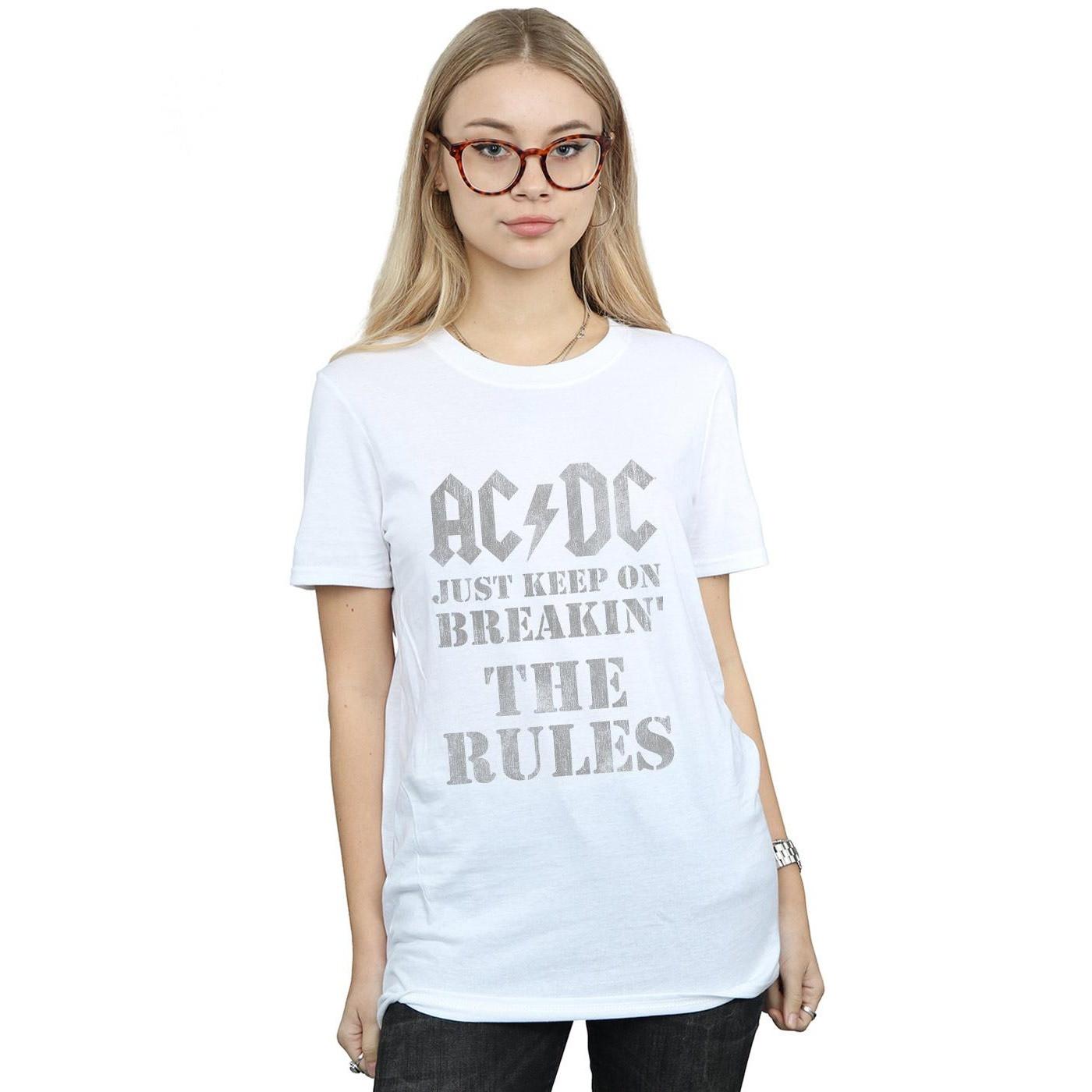 AC/DC  Tshirt JUST KEEP ON BREAKING THE RULES 