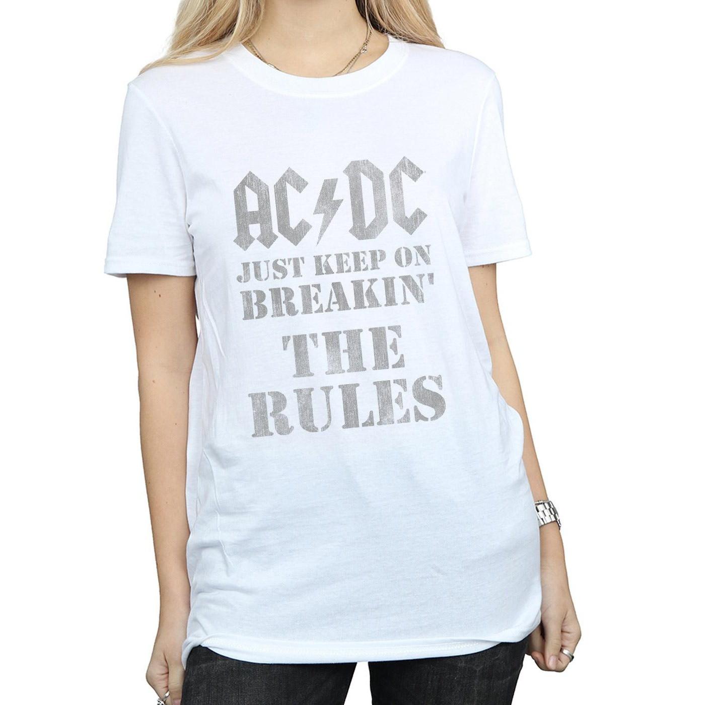 AC/DC  Tshirt JUST KEEP ON BREAKING THE RULES 