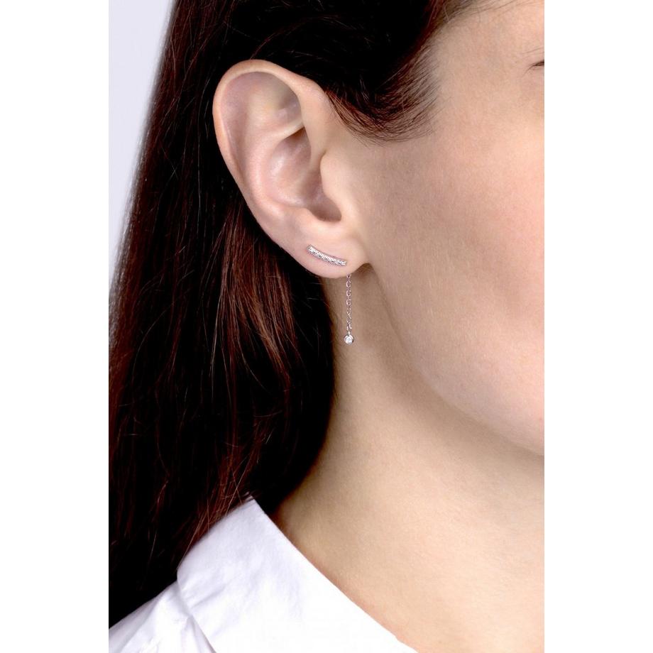 La Garçonne Diamant  Orecchini in argento e diamanti 