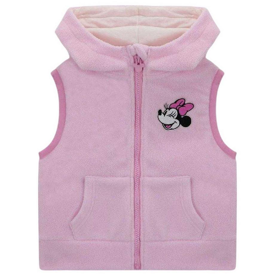 Gilet Topolina Pile Con Cappuccio