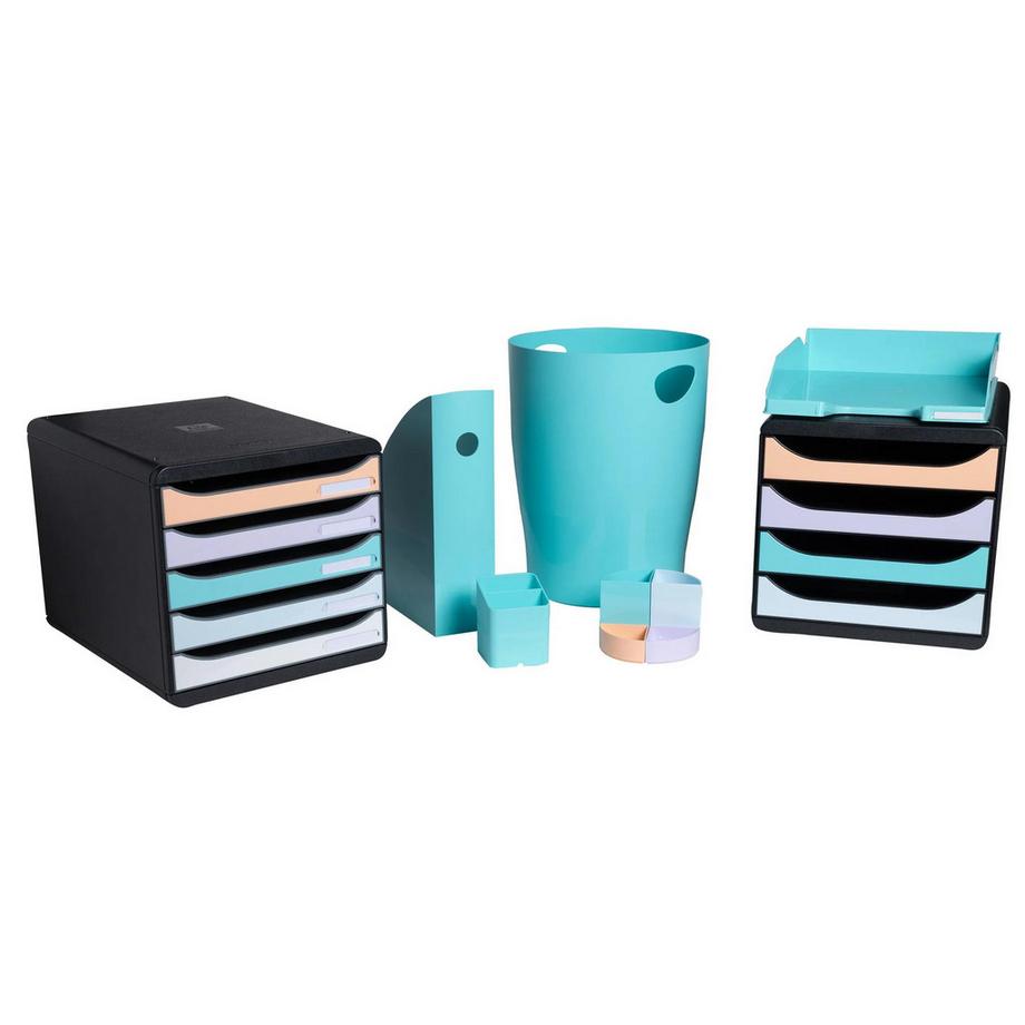 Exacompta Cassettiera Big Box Plus 5 cassetti Aquarel  