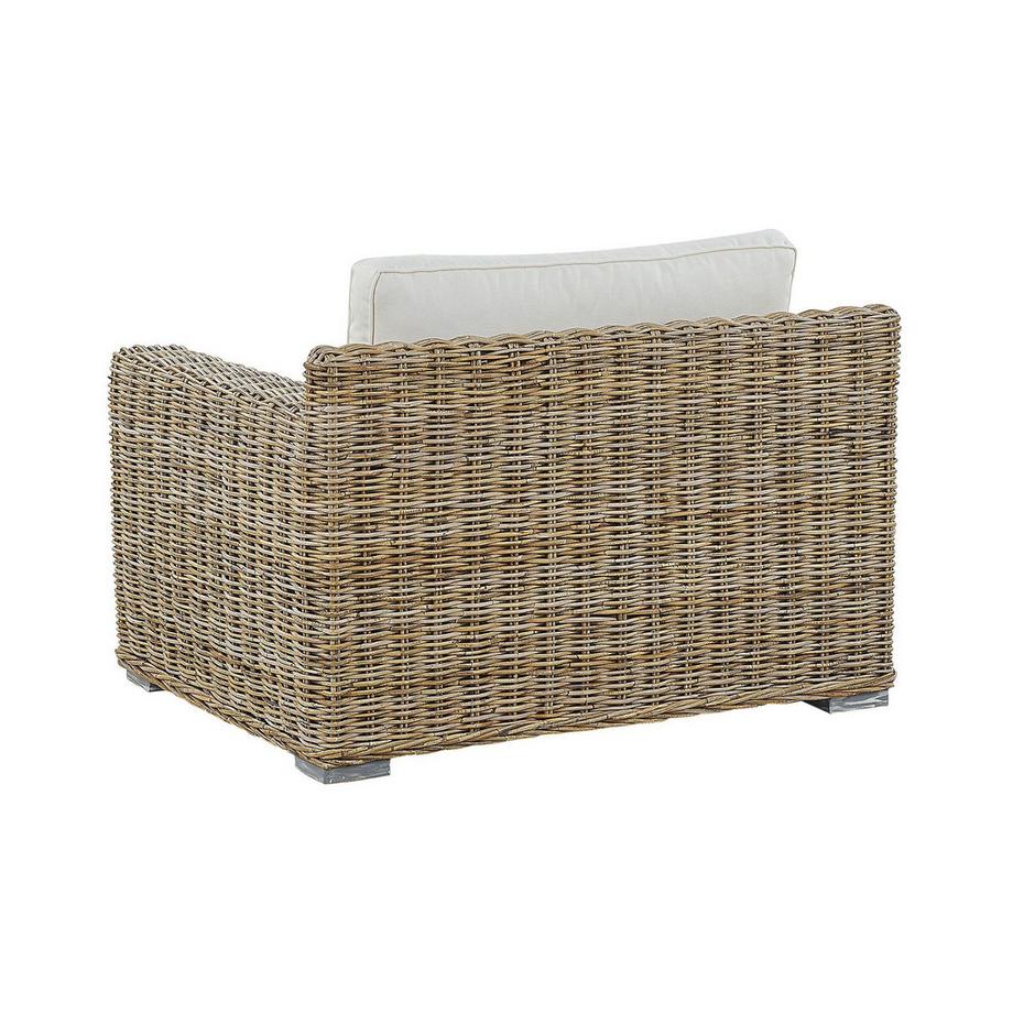 Beliani Fauteuil de jardin en Rotin Boho ARDEA  