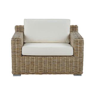 Beliani Fauteuil de jardin en Rotin Boho ARDEA  