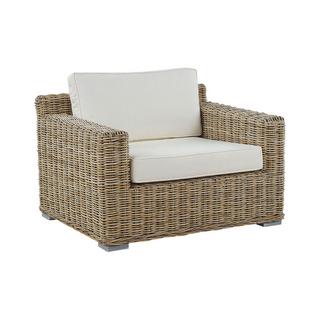 Beliani Fauteuil de jardin en Rotin Boho ARDEA  