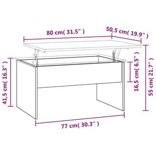 VidaXL Couchtisch holzwerkstoff  