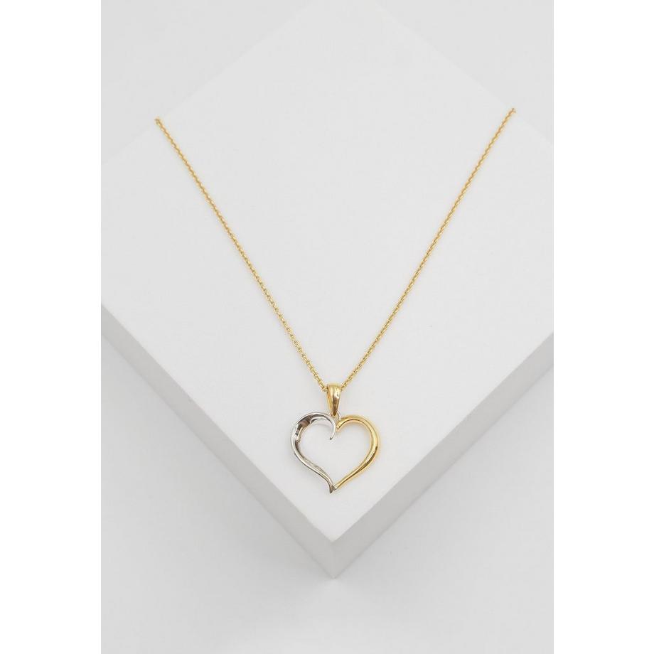 MUAU Schmuck  Anhänger Herz Gelbgold 750/18K 22x18mm 