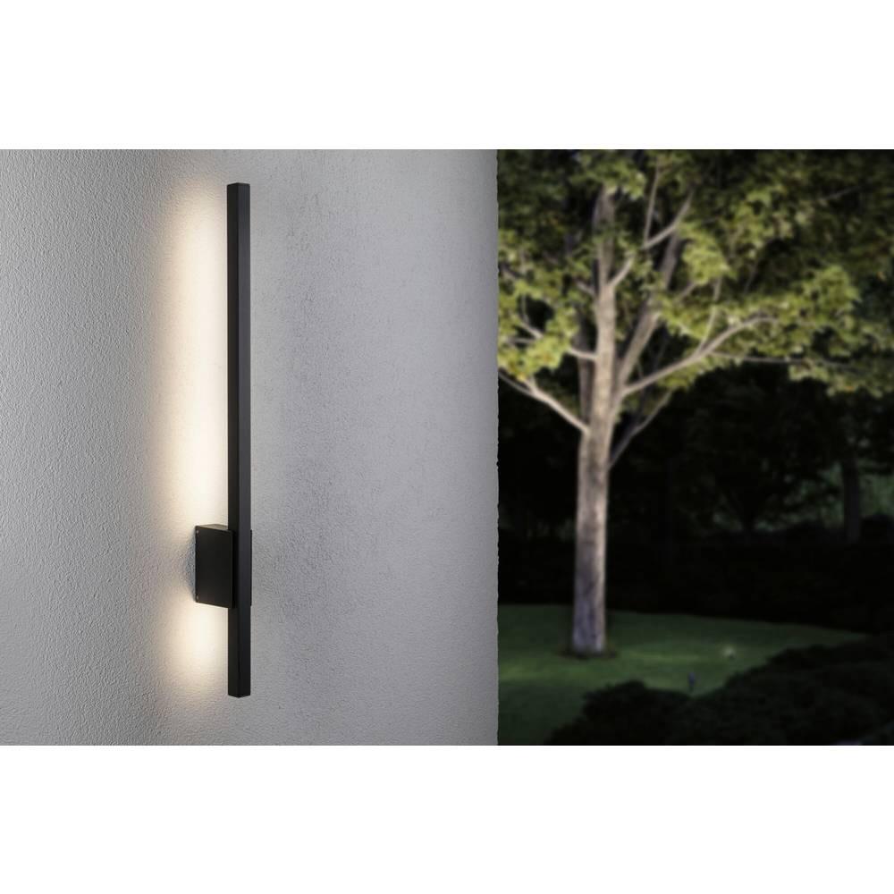 Paulmann LED Aussenwandleuchte Stan seewasserresistent IP44 45x95mm 3000K 11.5W 300lm 230V Alu  