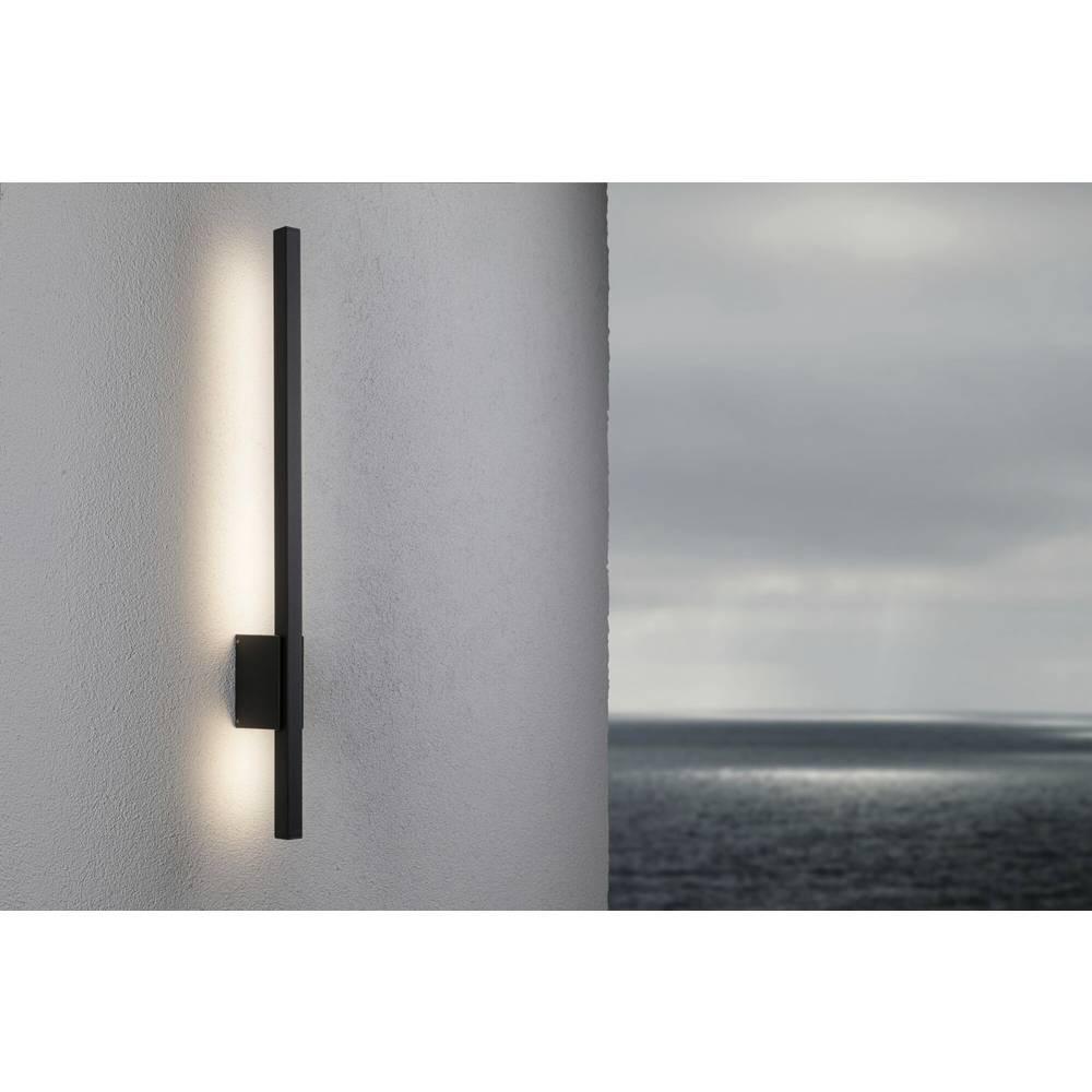 Paulmann Applique murale extérieure LED résistante à l'eau de mer IP44 45x95mm 3000K 11.5W 300lm 230V alu  